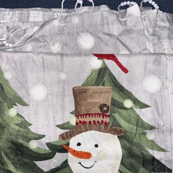 Avanti Home Snowman Shower Curtain - Picture 4 of 4
